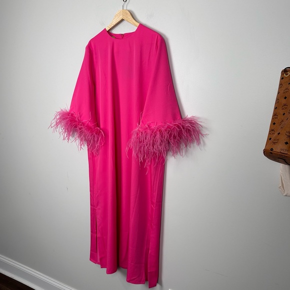 TUCKERNUCK Hot Pink Feather Jamie Dress - Picture 10 of 14